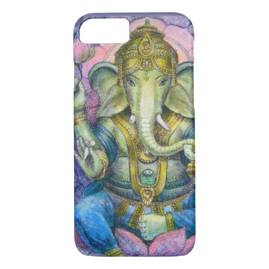 iPhone 7 hoesje Lucky Ganesha-olifant Boeddha (Achterkant)