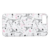 iPhone 7 Hoesje | Parijs | Eiffeltoren | Hoorten (Achterkant (Horizontaal))
