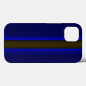 iPhone 7 hoesje politie Thin Blue Line (Achterkant (horizontaal))