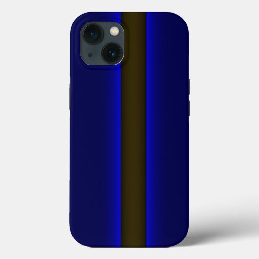 iPhone 7 hoesje politie Thin Blue Line (Achterkant)