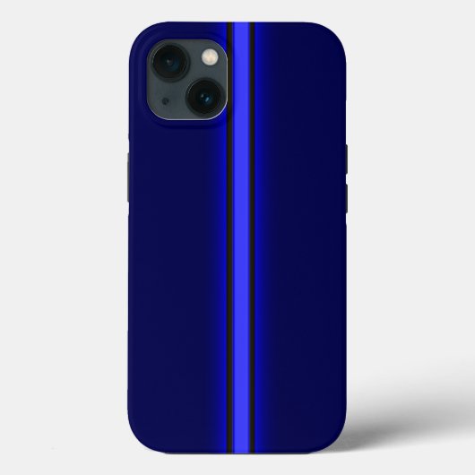 iPhone 7 hoesje politie Thin Blue Line (Achterkant)