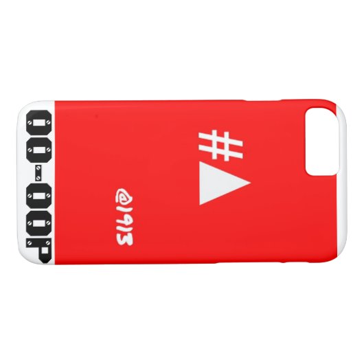 iPhone 7 hoesje - #Pyramid @1913 (Achterkant (Horizontaal))