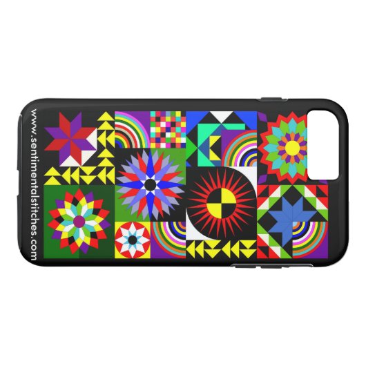 iPhone 7 Hoesje - Quilt Collage (Achterkant (Horizontaal))