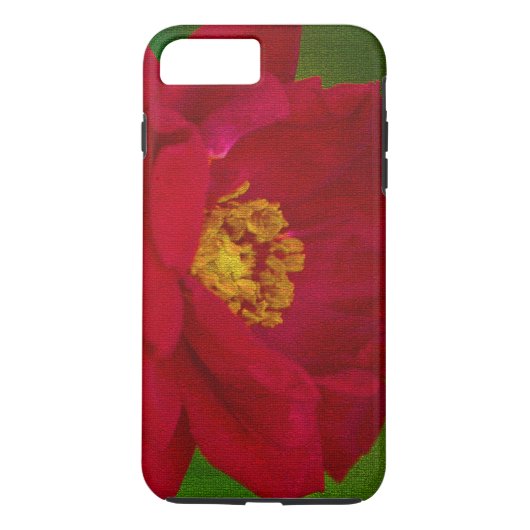 iPhone 7 hoesje/Red Rose Mosiac Tegel Style Case-Mate iPhone Case (Achterkant)