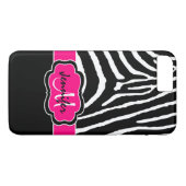 iPhone 7 Hoesje | Zebrastropen | Fuchsia (Achterkant (Horizontaal))