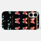 iPhone 7 met gestreepte vlinders & bellen Case-Mate iPhone Case (Achterkant (horizontaal))