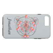 iPhone 7 Plus Hoesje met wetenschapscluster (Achterkant (Horizontaal))