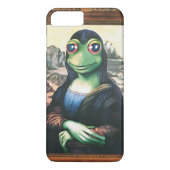 iPhone 7 plus hoesje Mona Lisa Frog (Achterkant)