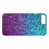 iPhone 7 Plus Hoesje Mosaic Glitterende Textuur (Achterkant (Horizontaal))
