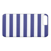 iPhone 7 plus Hoesje - Royal Blue Bold Stripes (Achterkant (Horizontaal))