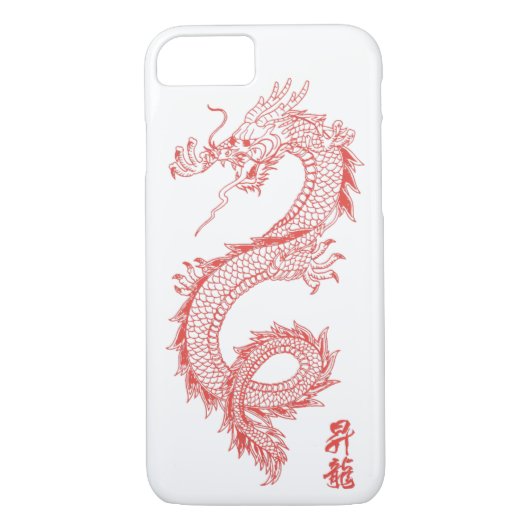 iPhone 7 Red Dragon Phone Case (Achterkant)