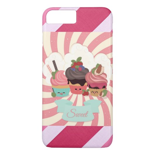 iPhone 7 Sweet Cupcakes Phone Case (Achterkant)