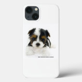 iPhone 8/7 Hoesje - Biewer Terrier Puppy (Achterkant)
