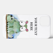 iPhone aanpassen - Groene Hippo Case-Mate iPhone Case (Achterkant (horizontaal))