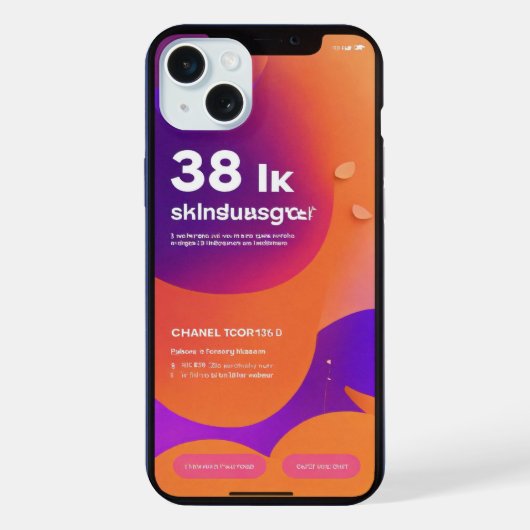 iphone afbeelding hoesje (Achterkant)