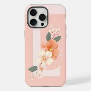 iPhone Alfabet initiaal logo L telefoonhoesje 15 Pro Max Case