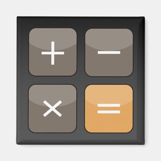 iPhone App Magneet - Calculator (Voorkant)