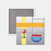 iPhone App Magnet - Kaarten (Voorkant / Achterkant)