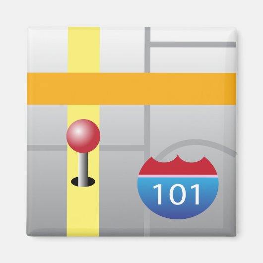 iPhone App Magnet - Kaarten (Voorkant)