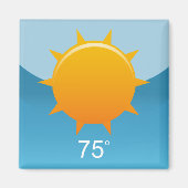 iPhone App Magnet - Weer (Voorkant)