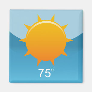 iPhone App Magnet - Weer