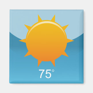 iPhone App Magnet - Weer