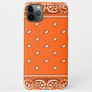 iPhone Bandana Oranje telefoonkwestie 11Pro Max Hoesje