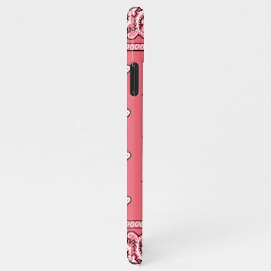 iPhone Bandana Roze telefoontas iPhone Hoesje (Rechterkant)