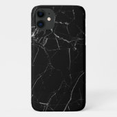 Iphone Black Marble Hoesje (Achterkant)