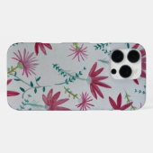 iPhone bloemen botanische case Hoesje (Achterkant horizontaal)