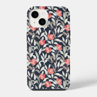 iphone bloemmotief hoes 14 hoesje