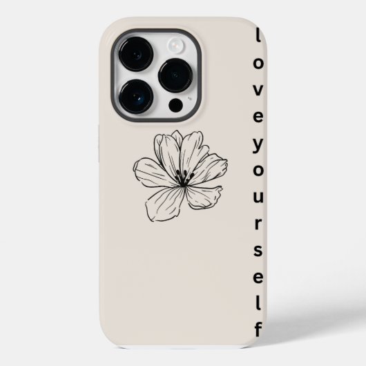 iPhone bloemontwerp Case-Mate iPhone Case (Achterkant)