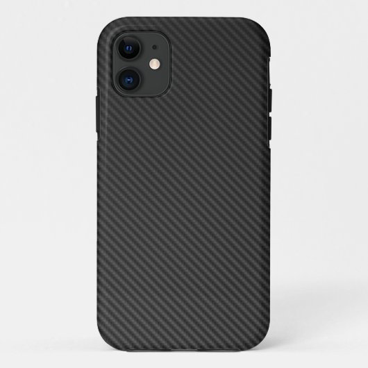 Iphone carbon Design Case black (Achterkant)