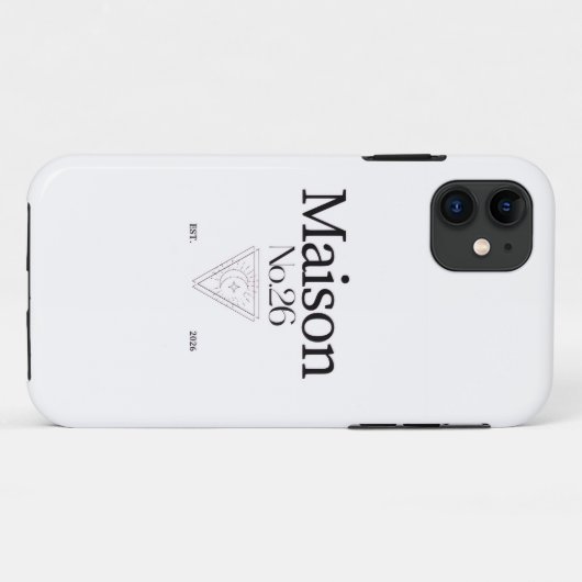 Iphone case (Achterkant (horizontaal))