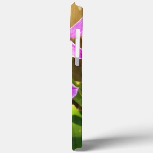 iPhone Case 10 - 13 Tropisch Roze Orchid (Achterkant / Links)