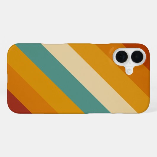 iPhone Case -70s Retro Style (Colourful) iPhone Hoesje (Achterkant horizontaal)
