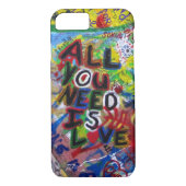 iPhone Case - Alles wat je nodig hebt is liefde -  (Achterkant)