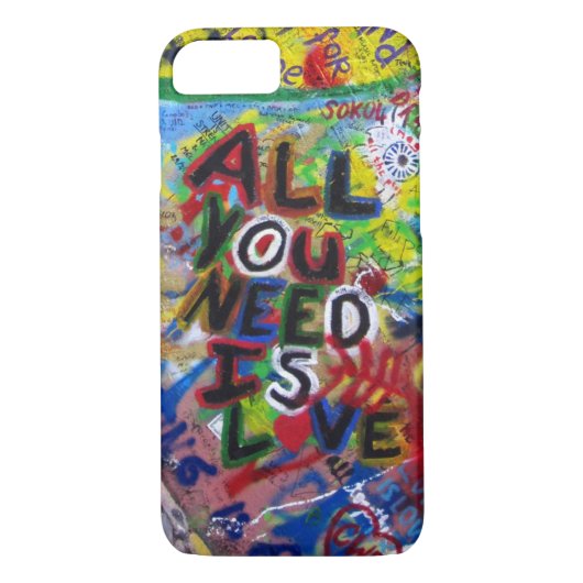iPhone Case - Alles wat je nodig hebt is liefde - (Achterkant)