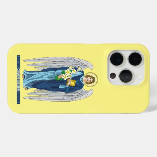 IPHONE CASE ARCHANGEL GABRIEL (Achterkant (horizontaal))
