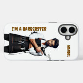 iPhone Case Barber thema (Achterkant (horizontaal))