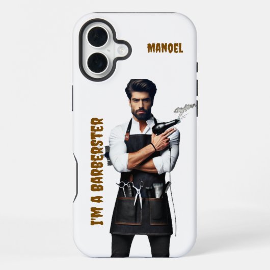 iPhone Case Barber thema Hoesje (Achterkant)