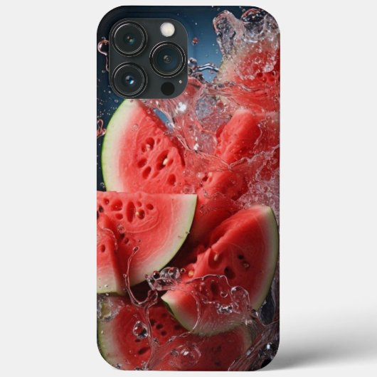 iPhone case beste ontwerp vruchten van watermeloen (Achterkant)