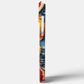 iPhone case beste vruchten plakken print (Achterkant / Links)