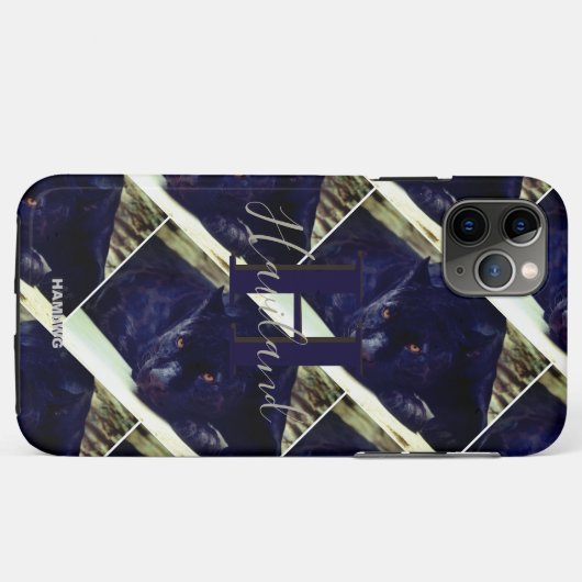 iPhone Case Black Leopard-verbetering - HAMbWG (Achterkant (horizontaal))