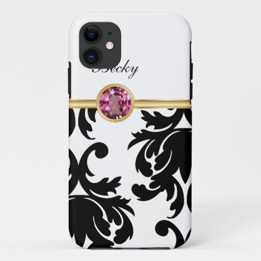 iPhone Case Bling Monogram (Achterkant)