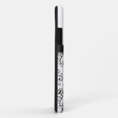 iPhone Case Blue Bow Monogrammed (Achterkant/rechts)