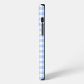 iPhone Case Blue Gingham Hoesje (Linkerkant)