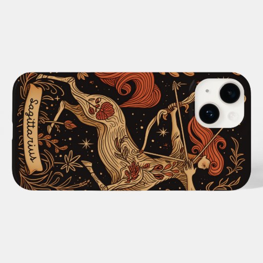 iPhone Case Boogschutter tapesHemelse Dierenriem K (Achterkant (horizontaal))