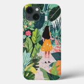 IPhone case, botanisch ontwerp Case-Mate iPhone Case (Achterkant)