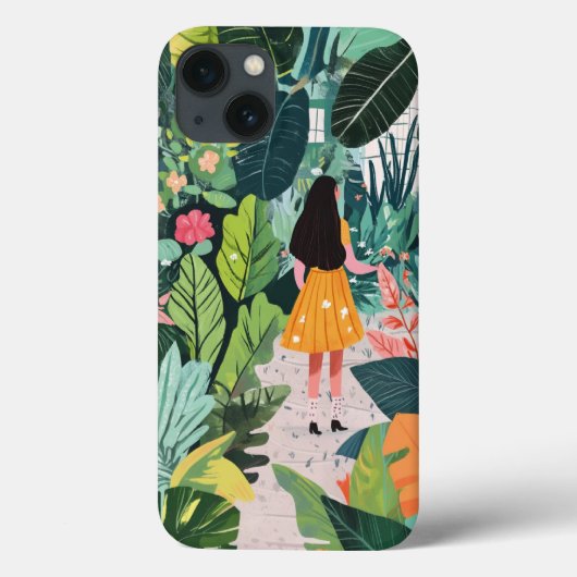 IPhone case, botanisch ontwerp Case-Mate iPhone Case (Achterkant)
